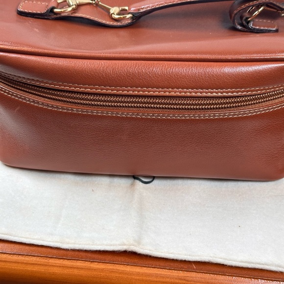 Gucci by Tom Ford mid 90s Horsebit Vanity makeup leather case tan with horsebit - Picture 6 of 13